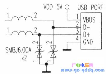 USB口的保护电路