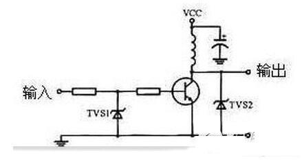 TVS二极管用于晶体管电路保护